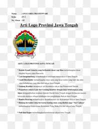 Download logo provinsi jawa tengah vector. Jawa Tengah Logo Pariwisata Gambar Png