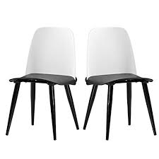 Dlandhome Modern Dining Chair Set Of 2 With Heavy Duty Metal Legs For Kitchen Dining Bedroom Living Roo Woven Dining Chairs Dining Chairs Living Room Chairs