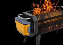 It's a charcoal or wood fire pit, with a grate for cooking, and an attached fan to control the wind/fire strength. Biolite Firepit Smokeless Fire Now Available From 199 Geeky Gadgets