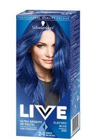 Electric also known as brilliant blue gives you a dramatic look. Schwarzkopf Live Ultra Brights 095 Electric Blue Hair Dye Buy Online In Bosnia And Herzegovina At Bosnia Desertcart Com Productid 51418977