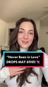 “Never Been in Love” drops May 6th!! Click the link in my bio to pre-order  it now! 🥰💘 #songwriter #newmusic #bestfriend #crush #neverbeeninlove