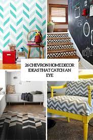 Add a designer accent to your bedroom decor with this timeless chevron pattern artistically created to be a wonderful addition. 26 Chevron Home Decor Ideas That Catch An Eye Shelterness