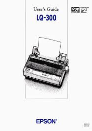 Maybe you would like to learn more about one of these? Epson Lq 300 User Manual Pdf Download Manualslib