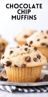 Chocolate Chip Muffins Chocolate Chip Muffins Popular Desserts Recipes Easy Chocolate Chip Muffin Recipe