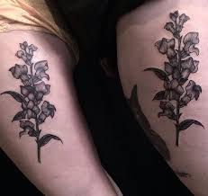 Snapdragon Sister Tattoo From Emily At Supergenius Tattoo Seattle Wa Tattoos Makeup Tattoos Beautiful Tattoos