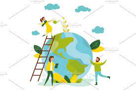 People Take Care About Earth Ecology Poster On Pollution Earth Day Posters Handmade Poster