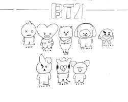 16 Coloring Page Bt21 Coloring Pages Free Coloring Pages Printable Coloring