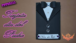 Aunque no es festivo en todas las comunidades autónomas, el día de san josé es una las tarjetas, los lazos, álbumes de fotos y otras creaciones son los regalos estrella por parte de los más pequeños. Tutorial Tarjeta Dia Del Padre De Cartulina Muy Facil Youtube