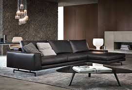 Recalling the composed style of the fifties the russell family consists of a variety of typologies of great appeal that range from the enveloping armchair to the elegant lounge and dining armchairs, the bergère, the soft sofa and the. Sherman Corner Sofa By Minotti Stylepark