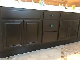 Updating Your Cabinets Doesn T Have To Be Difficult Or Expensive I Ve Painted With A Variety Of Materials An Painting Cabinets Diy Staining Cabinets Gel Stain