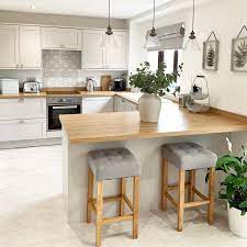 Allendale Cashmere Kitchen Open Plan Kitchen Dining Living Home Decor Kitchen Kitchen Room Design