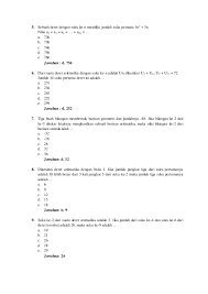 Contoh soal baris dan deret. Contoh Soal Barisan Dan Deret Aritmatika Beserta Jawabannya