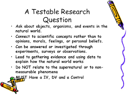 Testable Non-Testable