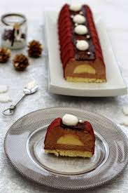 Buche Aux Trois Chocolats Amandine Cooking Alimentation Dessert Chocolat