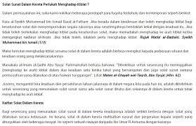Karna memang makruh dalam sholat bisa menjadi salah satu dasar dalam melakukan sholat. Mufti Wp Jawab Isu Fathia Latiff Solat Dalam Kereta Jelaskan Hukum Dari Segi Agama