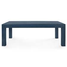 Bethany coffee table white in 3 sizes. Bungalow 5 Parsons Modern Classic Blue Grasscloth Rectangular Coffee Table 41 W 50 W Kathy Kuo Home