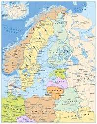 There is a lot of snow, too. Northern Europe Political Map Highly Detailed Vector Illustration Stock Photo Picture And Royalty Free Image Image 113956054