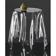 700 All For You Pvc Round Clear Transparent Tablecloth Protector Table Protector Clear Diameter 60 Inch Clear Walmart Com Side Table Illusions Table Design