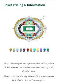 Section Map And Pricing For The 2020 Winter Classic
