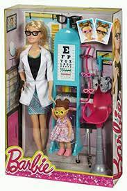 New Barbie Eye Careers Doctor Play Set Doll Optometrist Girls Gift Set Mattel Careerseyedoctorplayset Barbie Dolls Barbie Sets Barbie Kids