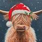 Christmas Highland Cow Paint and Sip @ Novello event image