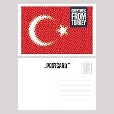 This answers first letter of which starts with c and can be found at the end of n. Turkey Istanbul Vector Postcard Design With Turkish Flag Clipart Image