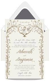 Love And Birds Is Under The Chuppah Jewish Hebrew And English Wedding Invi Wedding Invitations Diy Rustic Jewish Wedding Invitations Custom Wedding Invitations