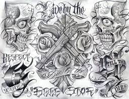 Chicano Style Flashes Boog Tattoo Chicano Art Tattoos Chicano Style Tattoo