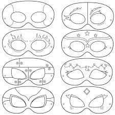 But that's part of the appeal — cutouts are attention. Superhero Masks Coloring Pages Coloring Home