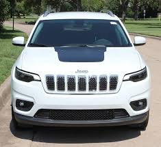 Black And White Jeep Compass 2020 2019 Jeep Cherokee Hood Graphics T Hawk Hood 2014 2020 3m Or Avery Supreme Or 3m 1080 Wrap Vinyl Jeep Cherokee Jeep Cherokee Trailhawk Jeep Trailhawk