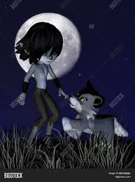 Hell, maybe he should just try to bushwhack his way to the lake, after all. Toon Wolf Boy And Pet Wolf Image Stock Photo 45744544