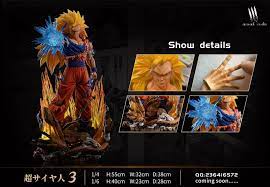 Scratch Studio Dragon Ball Z SSJ3 Goku | Mirai Collectibles