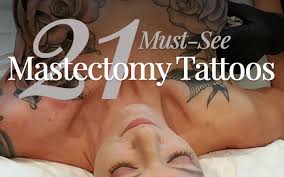 If you have been contemplating getting a tattoo, we hope that the designs below inspire. 21 Mastectomy Tattoos You Have To See Headcovers