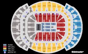 illustration american airlines center concert seating chart