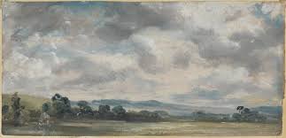 John Constable Harnham Ridge Salisbury 1820 Or 1829 Landscape Paintings Artwork Painting