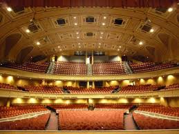 view from the stage inside merrill auditorium picture of