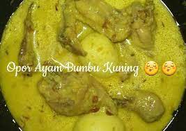Resep Opor Ayam Bumbu Kuning Oleh Da Bun Kei Recipe Ayam Resep Rebusan