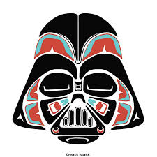 Star Wars In The Style Of Northwest Coast Indian Pic Gear Star Wars Art Pacific Northwest Art Darth Vader Art