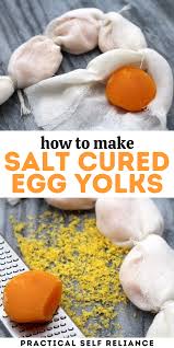 Salt Cured Egg Yolks Recipe Cured Egg Salt Cured Egg Yolk Cured Egg Yolk