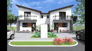 Modern Small Duplex House Design 3 Bedroom Duplex Design Two Apartments Duplex House Design Duplex House Plans Duplex Design