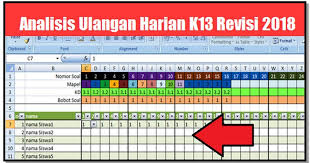 Silahkan periksa terlebih dahulu setelah mengundunduh file tersebut, apakah download format penilaian harian k13 sd merupakan contoh berkas yang baik. Download Analisis Ulangan Harian K13 Revisi 2018 Terbaru File New Edukasi