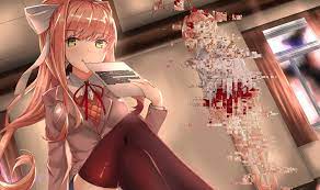 Also in stock are our macaron and cake accessories! Hintergrundbilder Doki Doki Literature Club Monika Doki Doki Literature Club 1999x1182 Drksp270 1220764 Hintergrundbilder Wallhere