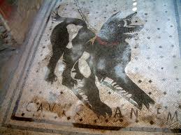 In The House Of The Tragic Poet Floor Mosaic Cave Canem An Ancient Warning Equivalent To The Modern Beware Of The Dog Pompei Pompei Italie Oeil De Sauron