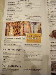 We opened our first restaurant in beverly hills in 1985. Menu Picture Of California Pizza Kitchen Dubai Tripadvisor