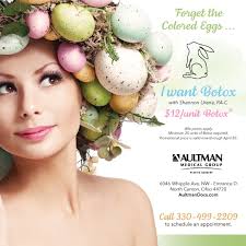 Refresh your look this spring at AMG Plastic Surgery! Freshen up fine lines  and crow's feet with Botox for $12/unit now through April 30. Call  330-499-2209 to schedule an appointment.