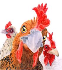 Chicken Print 8 Quot X10 Quot Kitchen Decor Farm Art Home Decor Chicken Artwork Chicken Painting Chicken Print Ch In 2021 Chicken Painting Chicken Art Farm Art