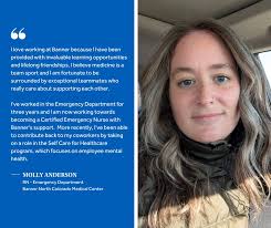 Team Member Spotlight: Molly Anderson, Registered Nurse Emergency  Department, Banner North Colorado Medical Center, Greeley, CO. Find your  future at Banner Health. Visit  https://bannerhealth.wd5.myworkdayjobs.com/Careers?source=BannerAT2