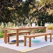 For instance, a bench can be perceived as being more comfortable by a lot of. Playa Outdoor Expandable Dining Table Benches Set