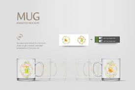 Glass Mug Animated Product Mockup 68694 Mockup Animation Mug Designs