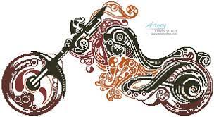Access needlework patterns to download and you can check your pattern wherever you go. Artecy Cross Stitch Abstract Motorbike Cross Stitch Pattern To Print Online
